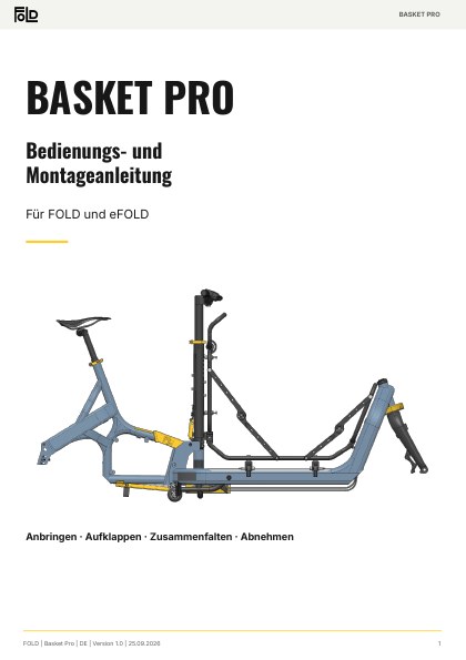 Basket Pro – Bedienungs- und Montageanleitung