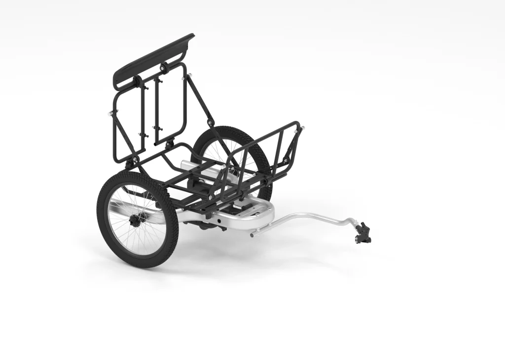 FOLD Trailer mit offenem Basket-Pro-Gestell